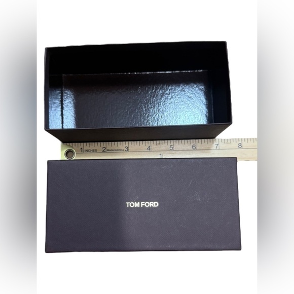 Authentic Tom Ford Sunglass Box Brown w/ Gold Text - Picture 14 of 14